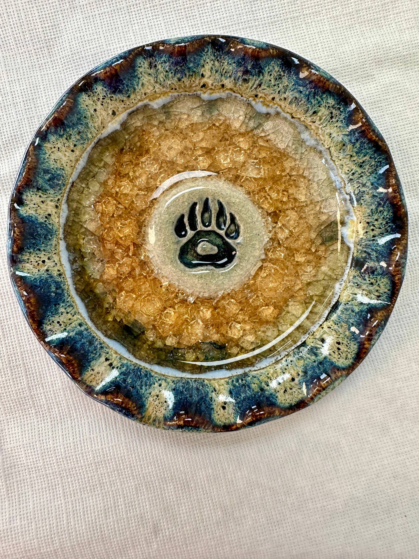 Bear Claw Icon Dish