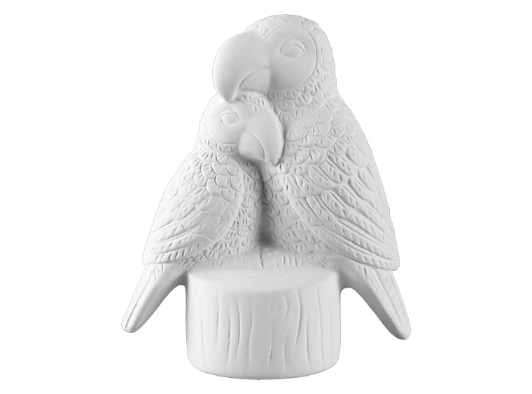 Mama and Baby Bird Bisqueware