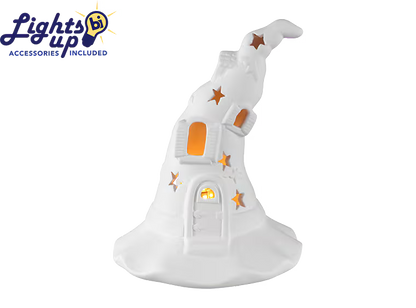 Lighted Zane's Haunted Hideaway Bisqueware