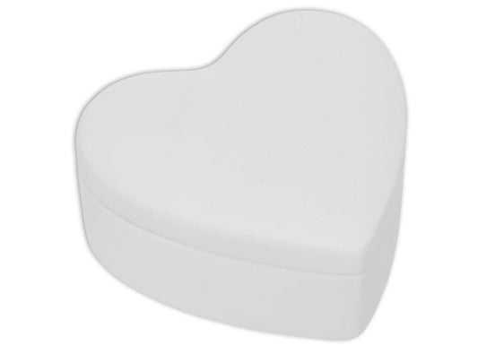 Conversation Heart Box Bisqueware