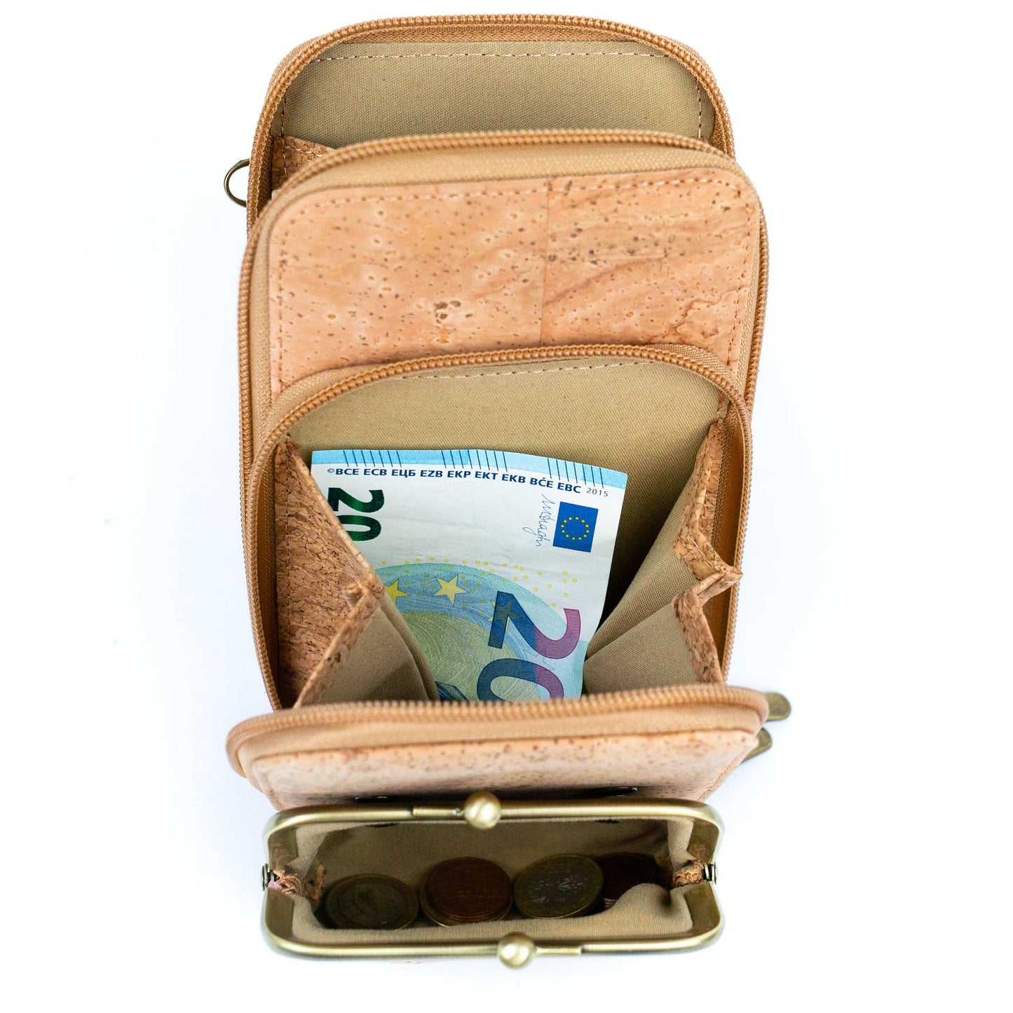 Eco-Friendly Cork Women's Phone Bag