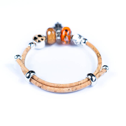 Adjustable cork bracelet