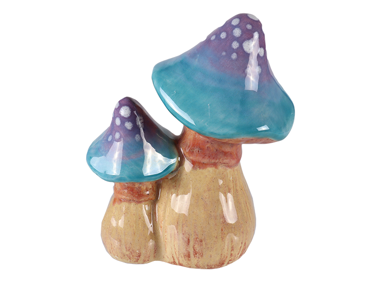 Amanita Mushroom Figurine Bisqueware