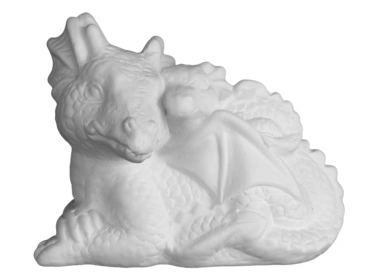 Mama and Baby Dragon Bisqueware