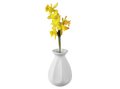Pinched Petal Vase Bisqueware
