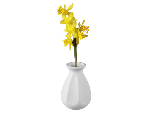 Pinched Petal Vase Bisqueware