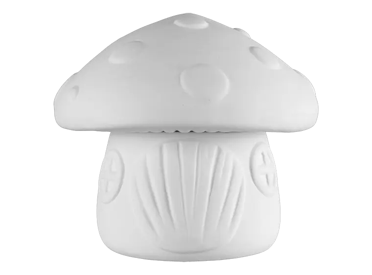 Mushroom Manor Box Bisqueware