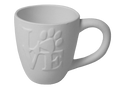 Love Paw Print Mug Bisqueware