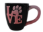 Love Paw Print Mug Bisqueware