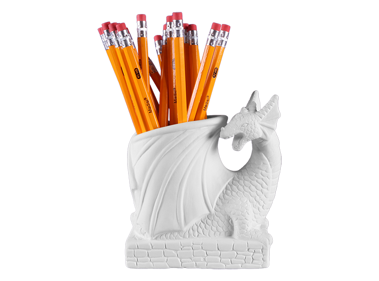 Firnen Pencil Holder Bisqueware