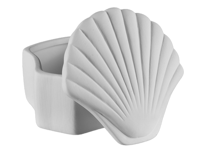 Seashell Box Bisqueware