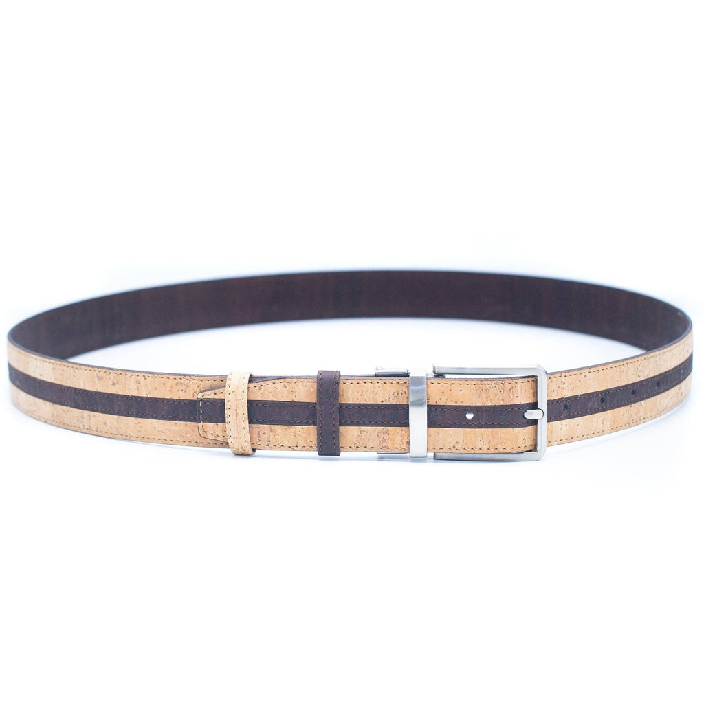 Dual brown Cork Belt