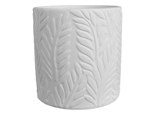 Tropical Fern Planter Bisqueware