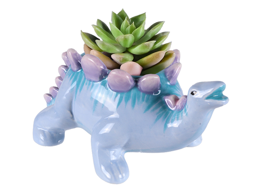Stegosaurus Planter Bisqueware