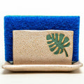Monstera Ceramic Sponge Holder