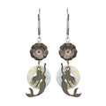 Pearl, Hibiscus Flower & Mermaid Earrings - Tropical Vacation
