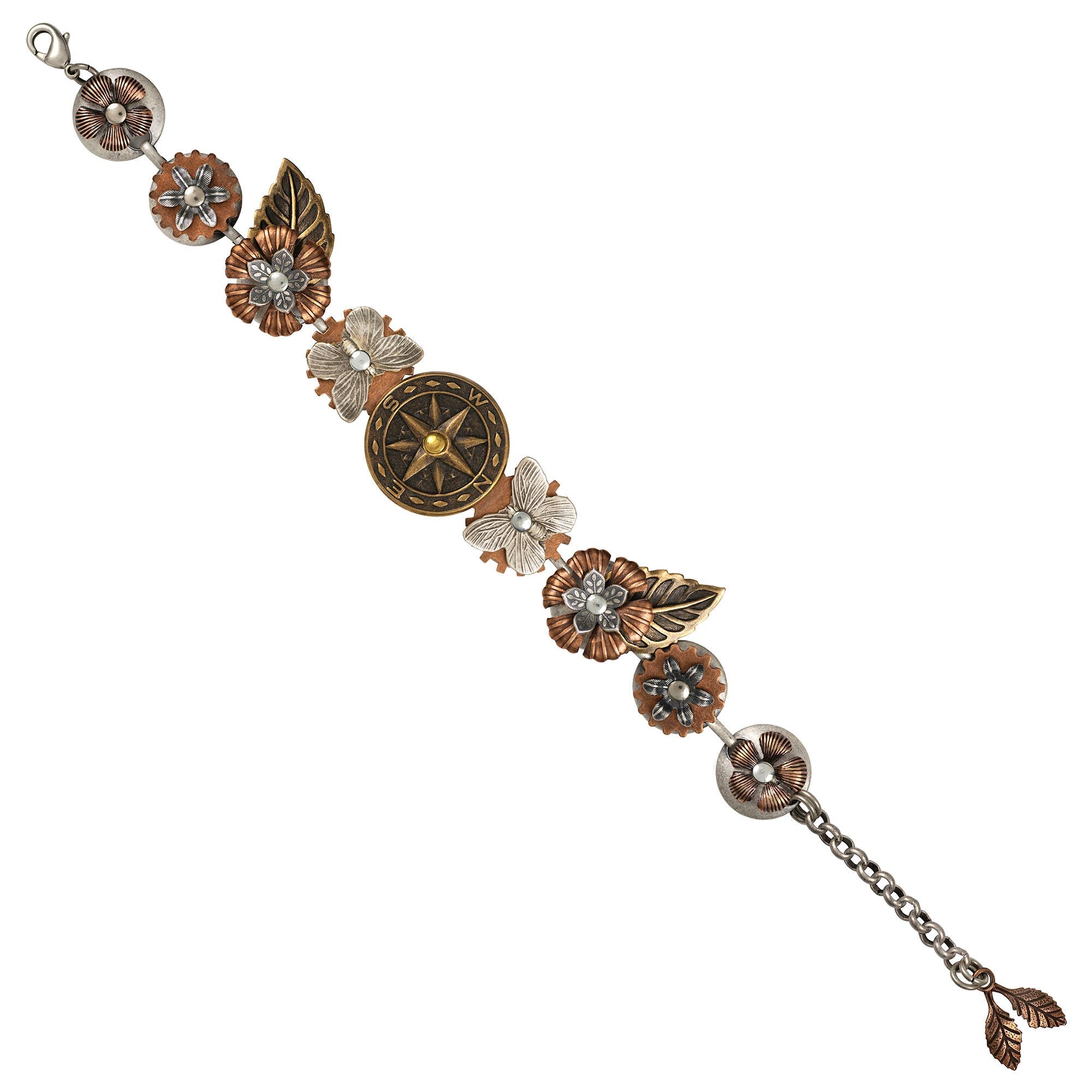 Never Lost Steampunk Bracelet