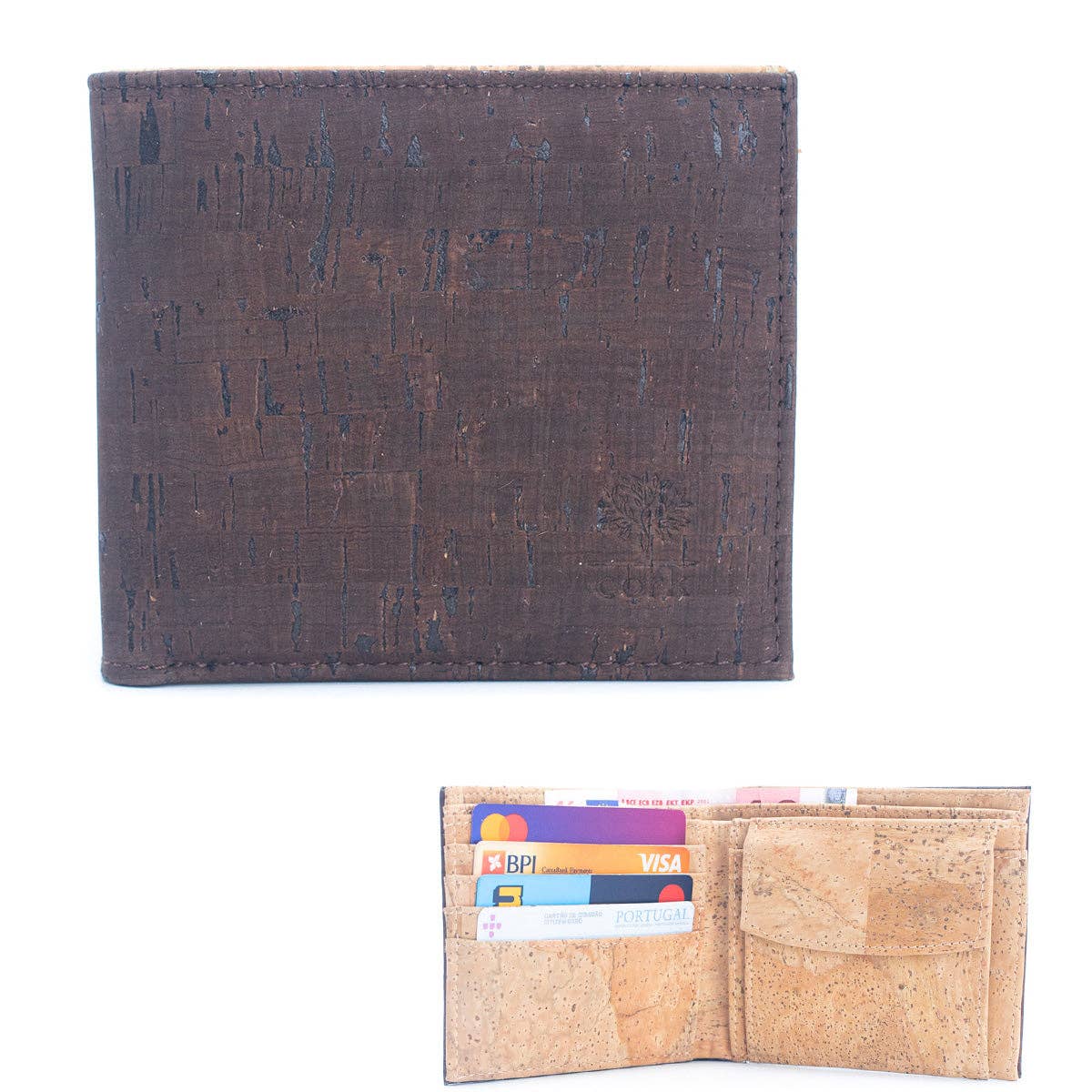 Brown Cork Men's Wallet