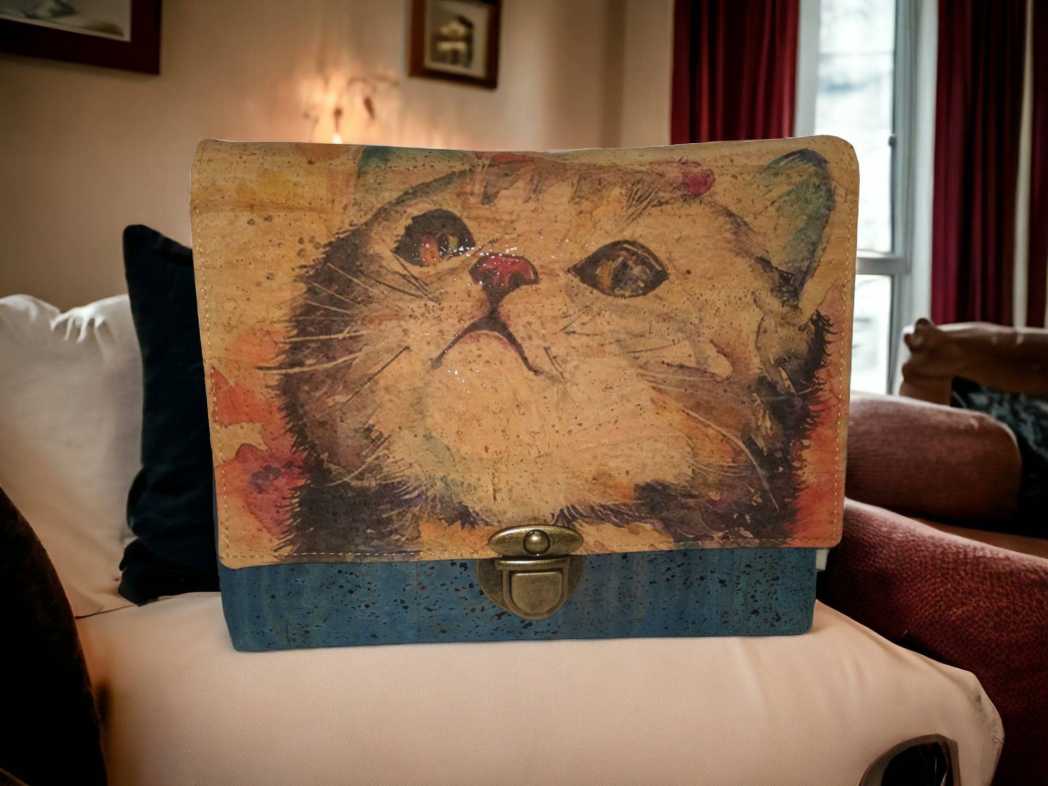 Cat Athena cork bag