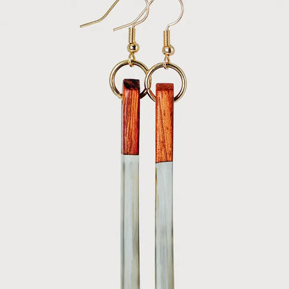 Jamie Wooden & Resin Earrings