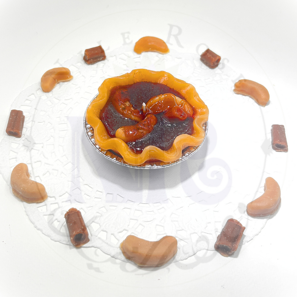 Delightful Apple Cinnamon Pie Candle 3"