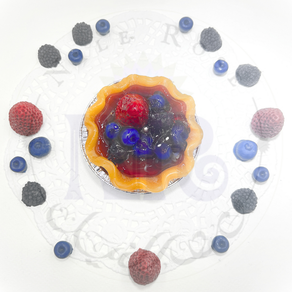 Delightful Berry Nice Pie Candle 3"