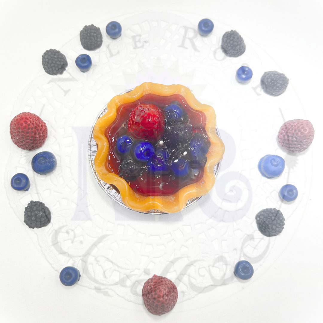 Delightful Berry Nice Pie Candle 3"