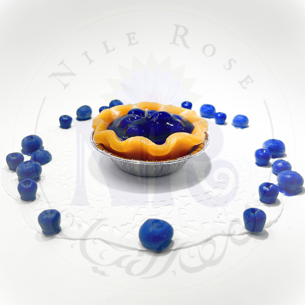 Delightful Blueberry Pie Candle 3"