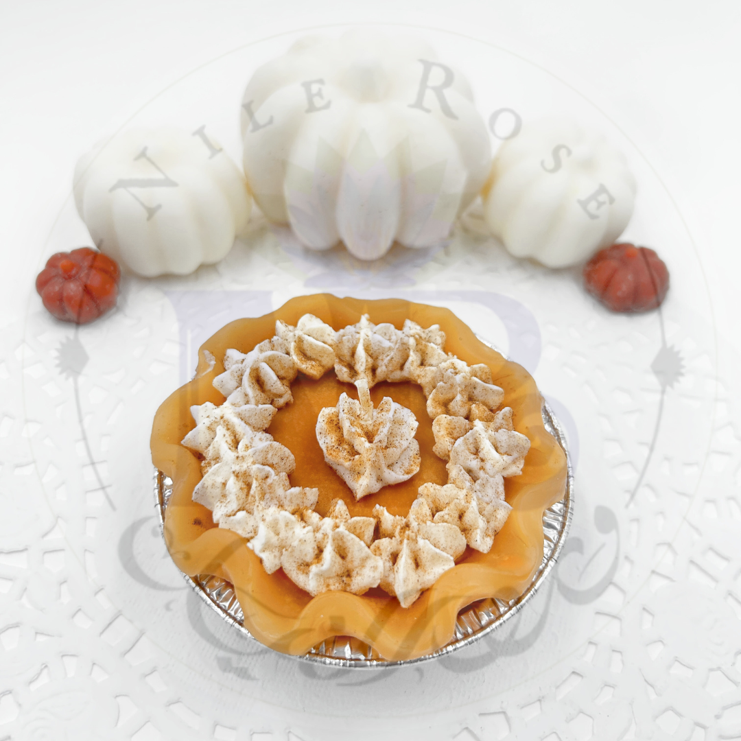 Delightful Pumpkin Spice Pie Candle 3"