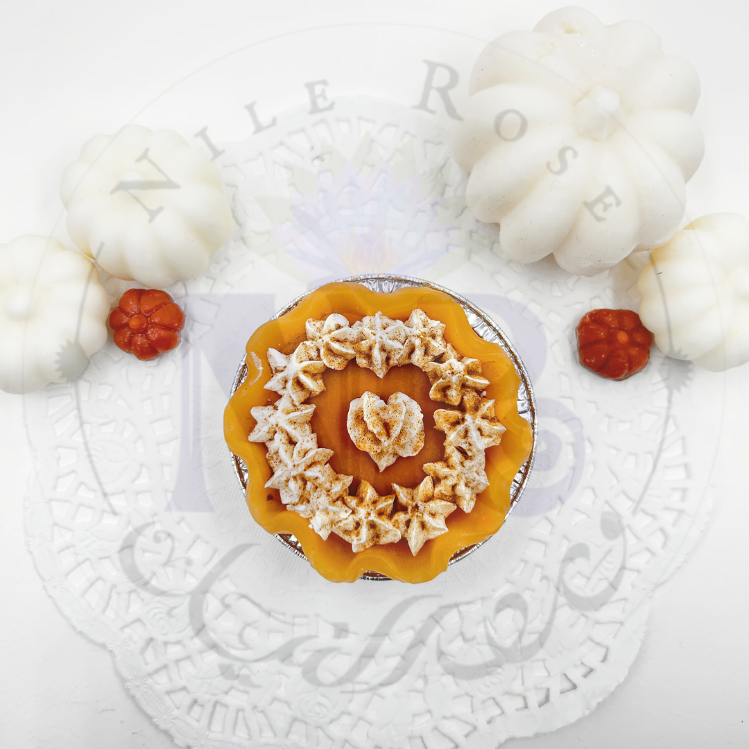 Delightful Pumpkin Spice Pie Candle 3"