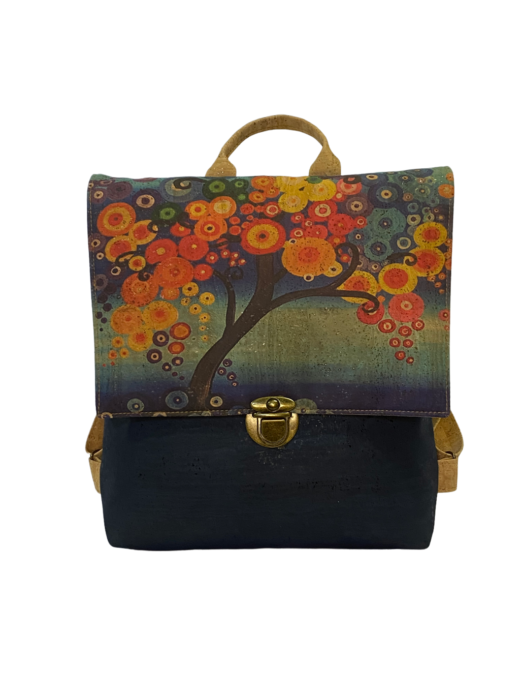 Ivy Tree of Life cork Backpack