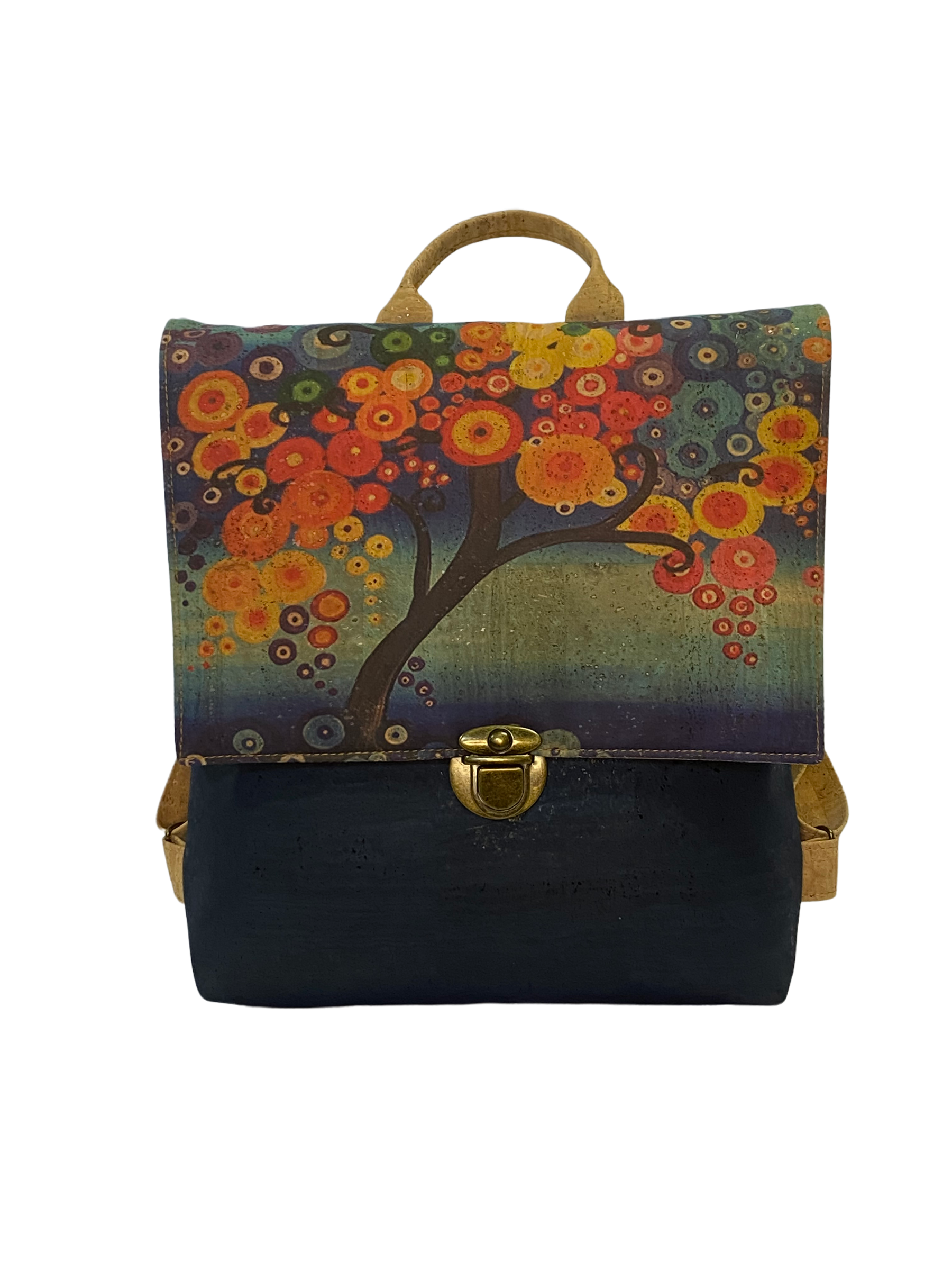 Ivy Tree of Life cork Backpack