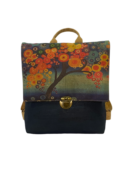 Ivy Tree of Life cork Backpack