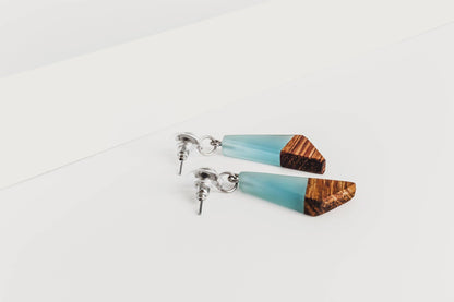 Danielle Wooden & Resin Earrings