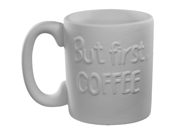 But first, Coffee Mug Bisqueware