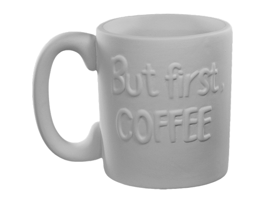 But first, Coffee Mug Bisqueware