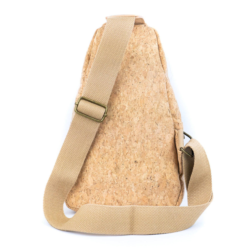 Cork Sling Bag with Printed Front Panel