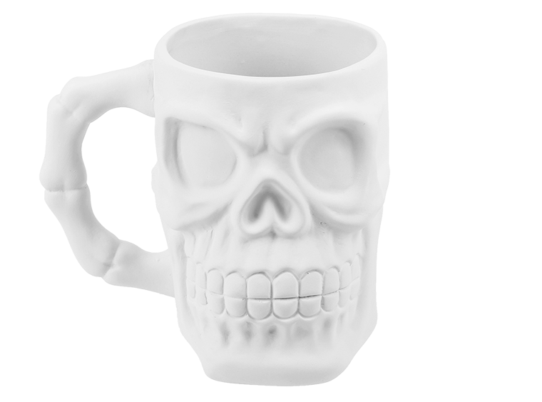 Skull Stein Bisqueware