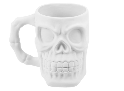 Skull Stein Bisqueware