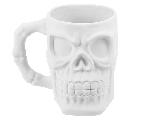 Skull Stein Bisqueware