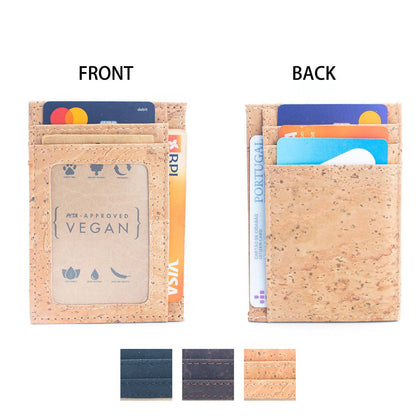 Men's RFID-Blocking Cork Card Wallets