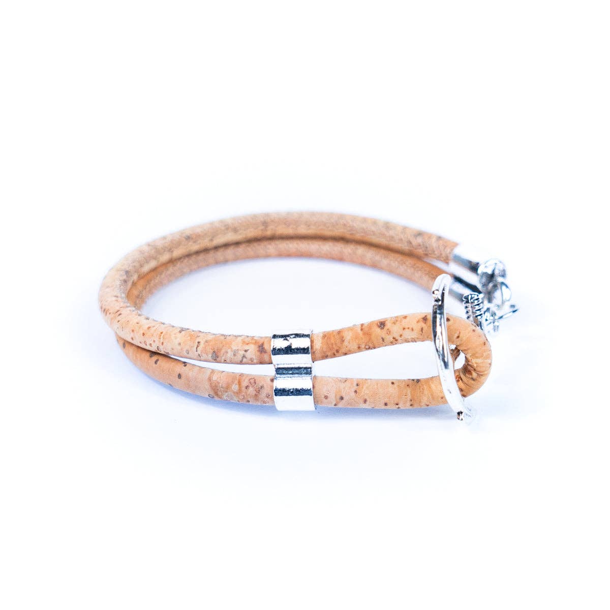 Anchor Colored Cork thread Handmade Bracelet