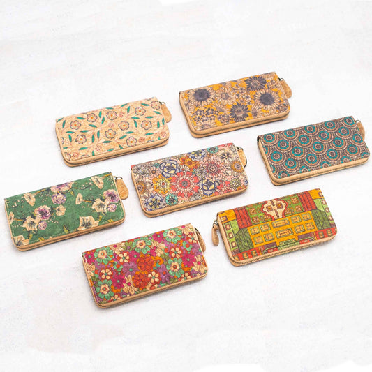 Various patterns cork Wallet