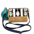 Upside Downside Organic Cotton & Cork Crossbody