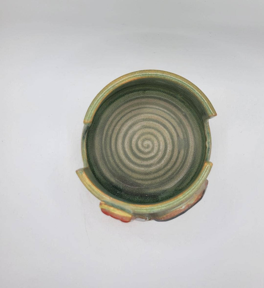 Rooster on Green Sponge Holder