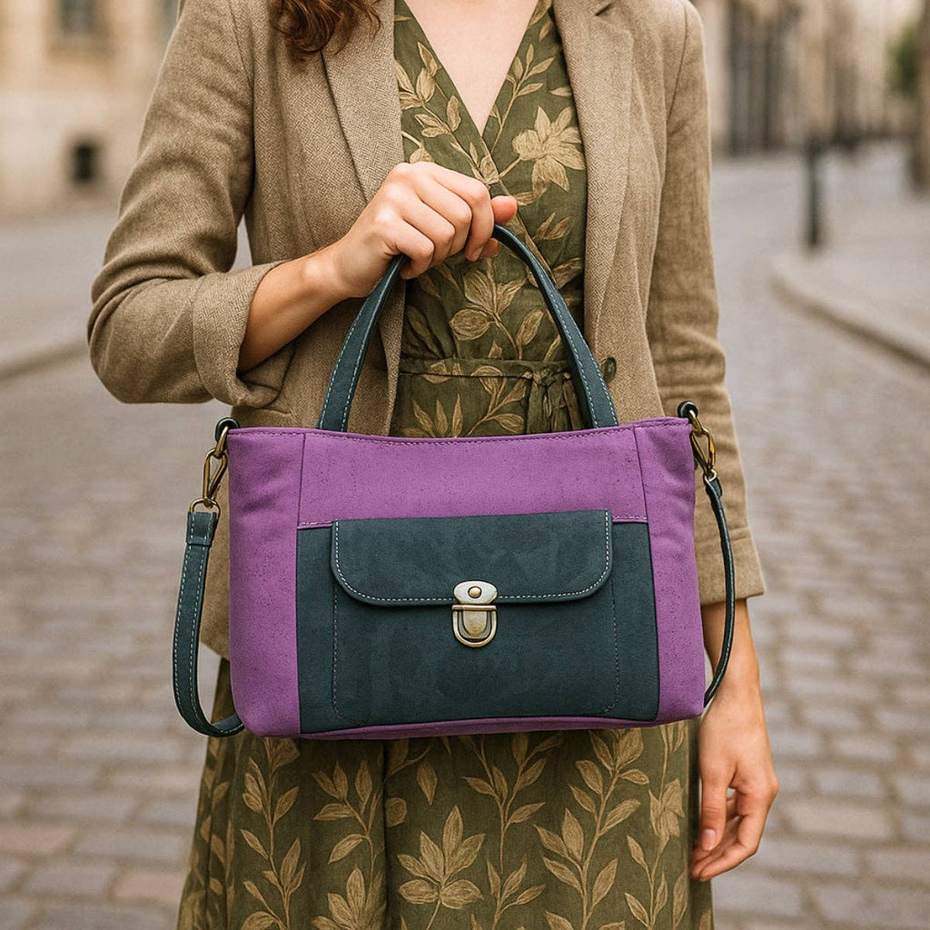 Stylish Natural Cork Handbag
