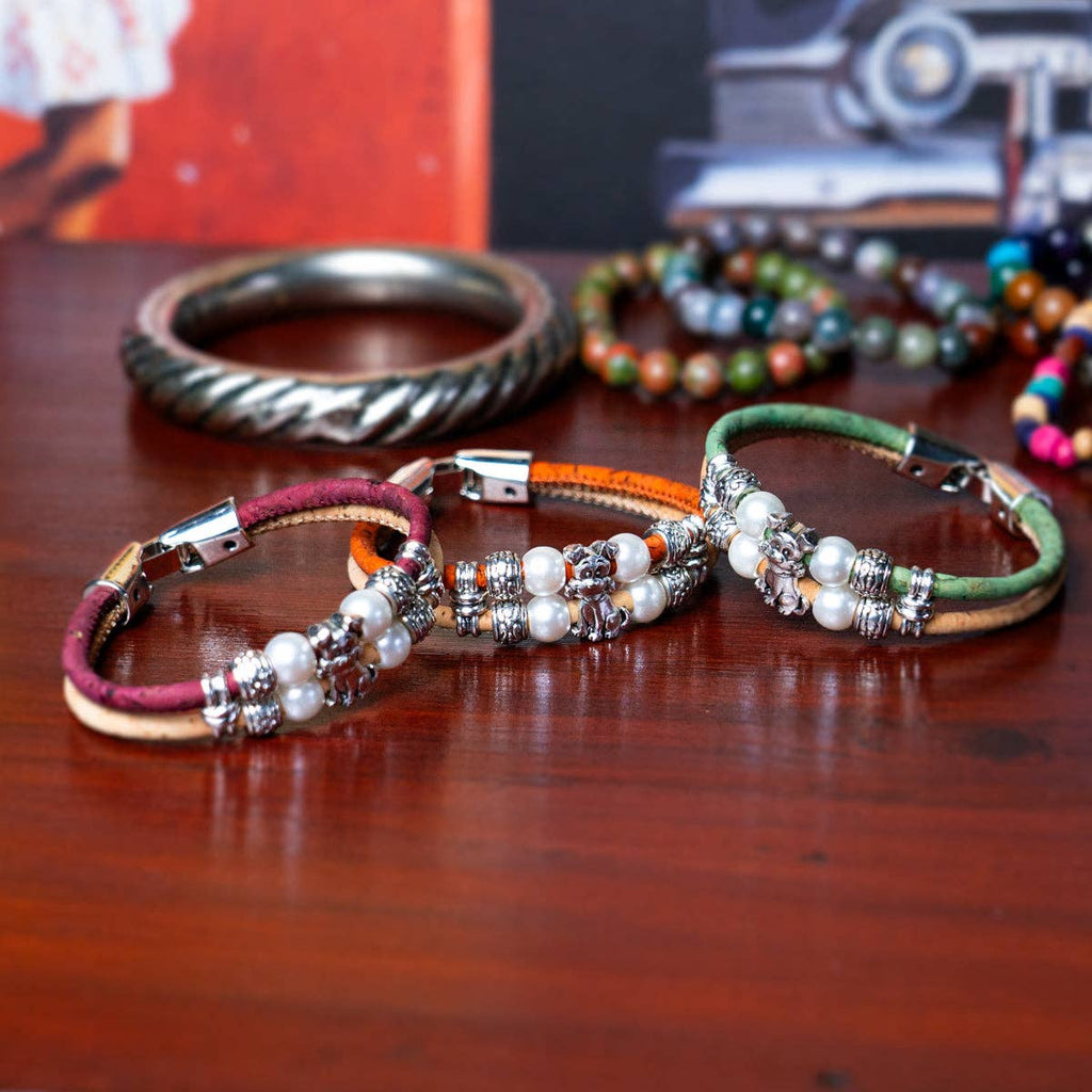 Dog Cork Handmade Bracelet