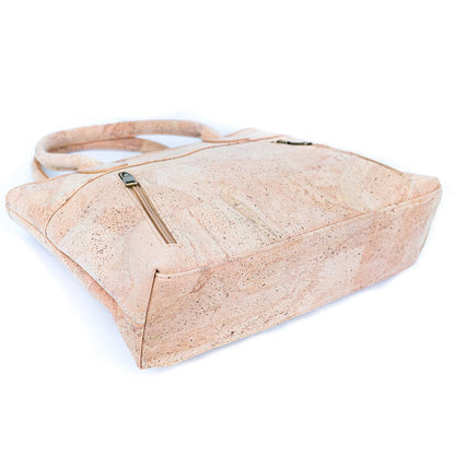 Spacious and Elegant Natural Cork Women's Handbag