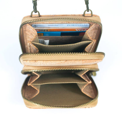 Cork Crossbody Wallet & Mobile Phone Bag