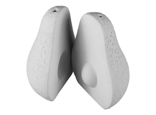 Avocado Salt & Pepper Bisqueware